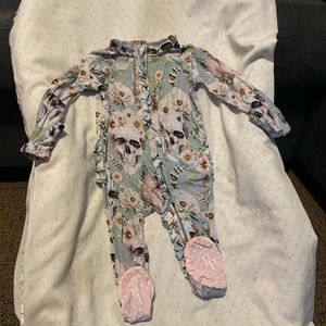 Posh Peanut Rosie Ruffled Footie